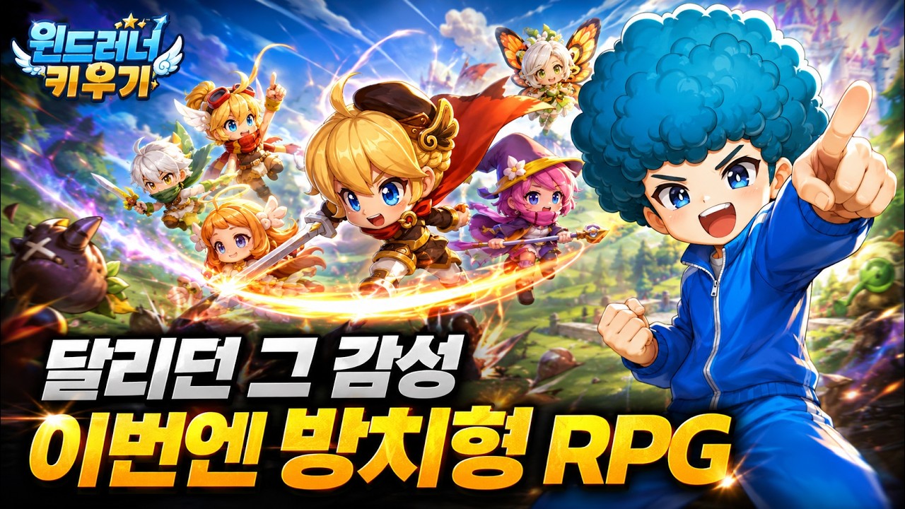 윈드러너 키우기 어떤 게임일까｜익숙한 캐릭터에 자동성장 더한 신작 RPG