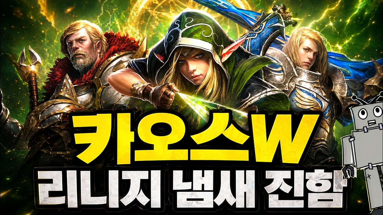 카오스W 찍먹 전 봐야 함… 리니지라이크 냄새가 꽤 진하다 CHAOS WORLD