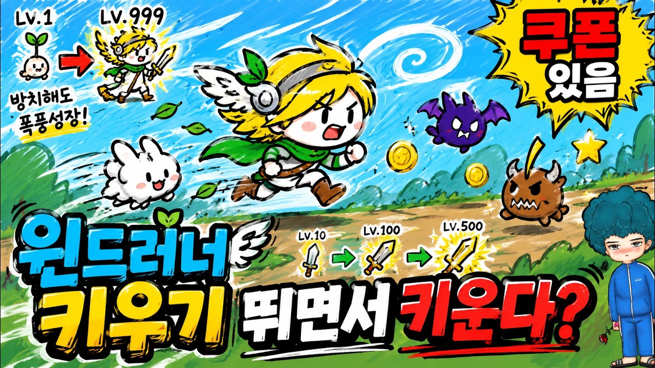 윈드러너 키우기 초반 찍먹과 쿠폰 정리, 시작 전 핵심만 확인