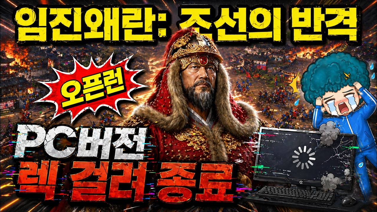 임진왜란: 조선의 반격 PC버전 오픈런 해봤습니다… 첫날 렉 실화냐?