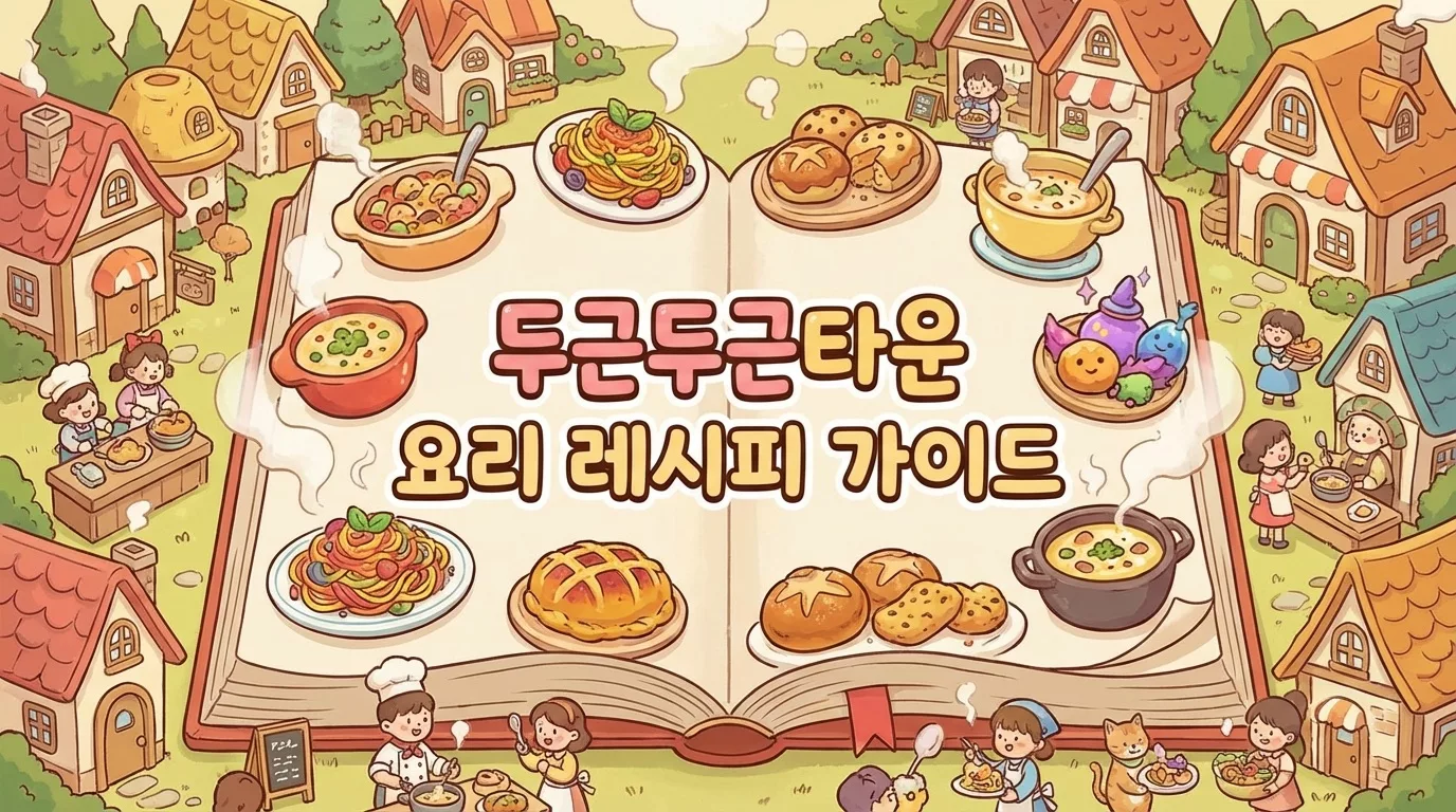 두근두근타운 요리 레시피 목록 재료 | 버섯파이 히든 퀘스트 공략 및 알버트 2세 판매 가격표 정리 1 두근두근타운 요리 레시피 재료 판매가격