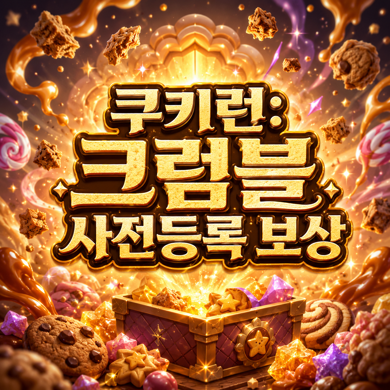 쿠키런: 크럼블 사전등록 보상