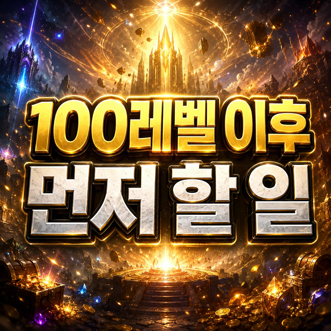 100레벨 이후 먼저 할 일