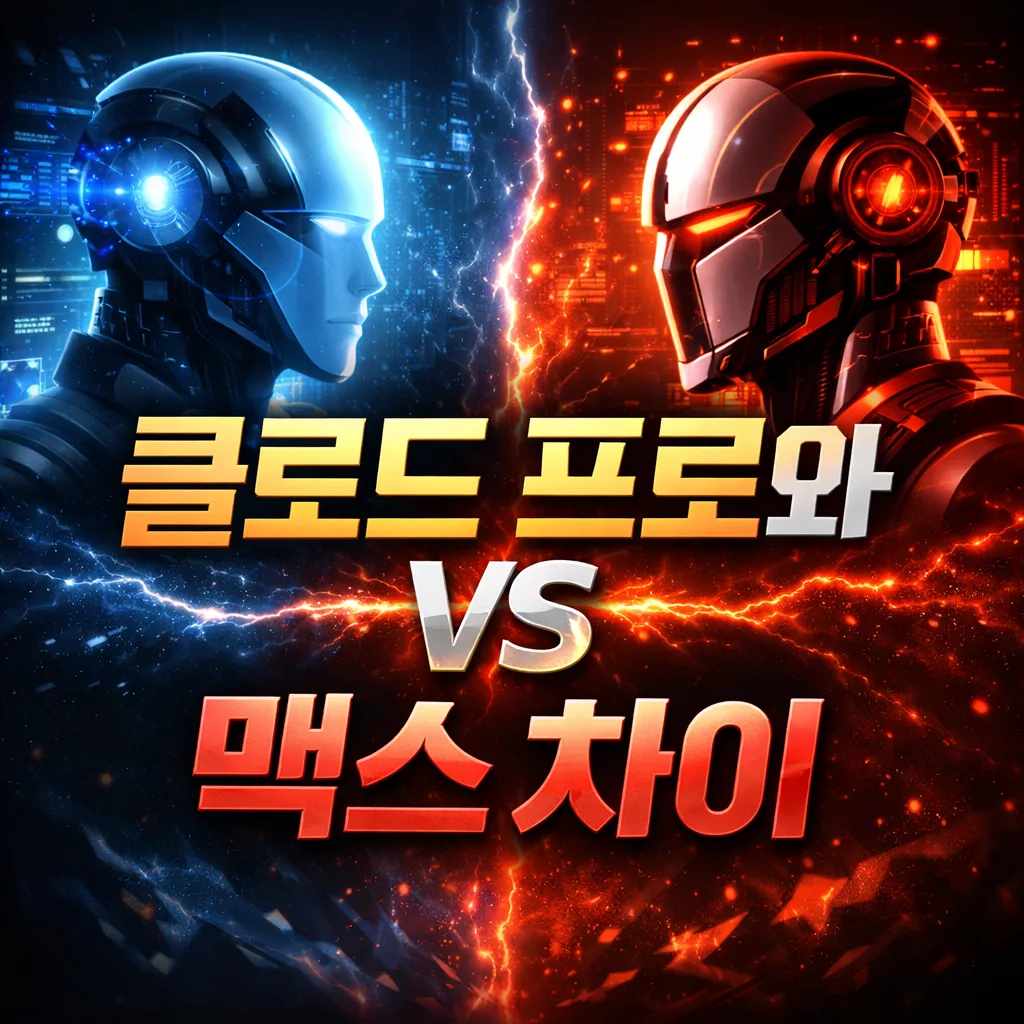 클로드 프로와 맥스 차이