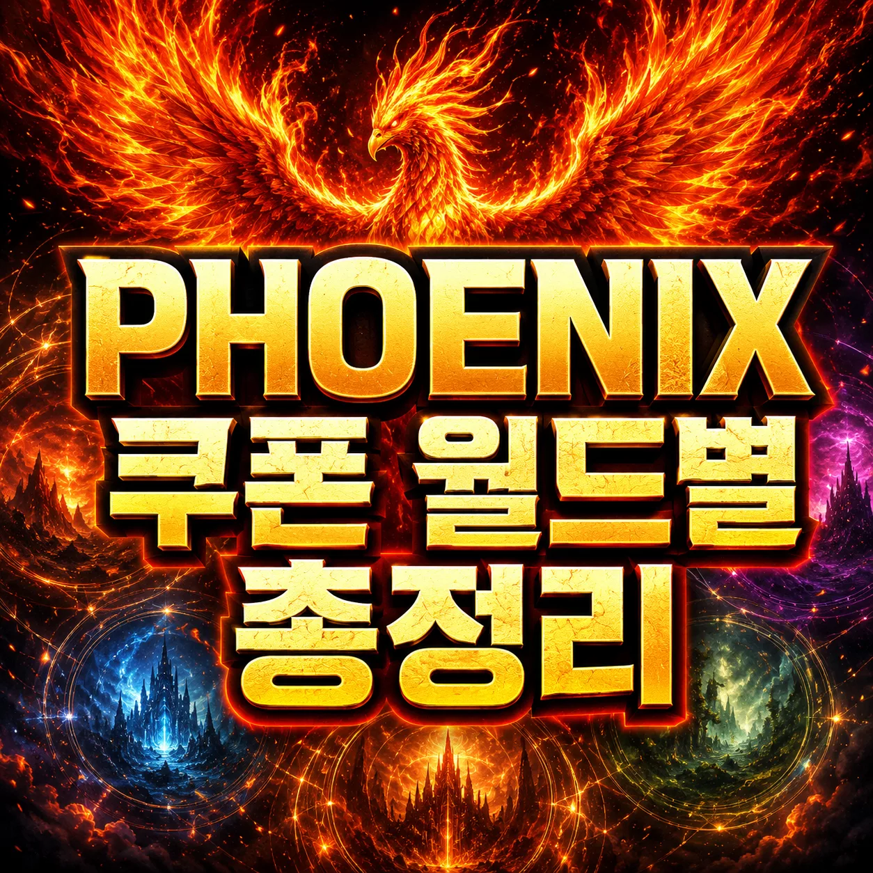PHOENIX 쿠폰 월드별 총정리