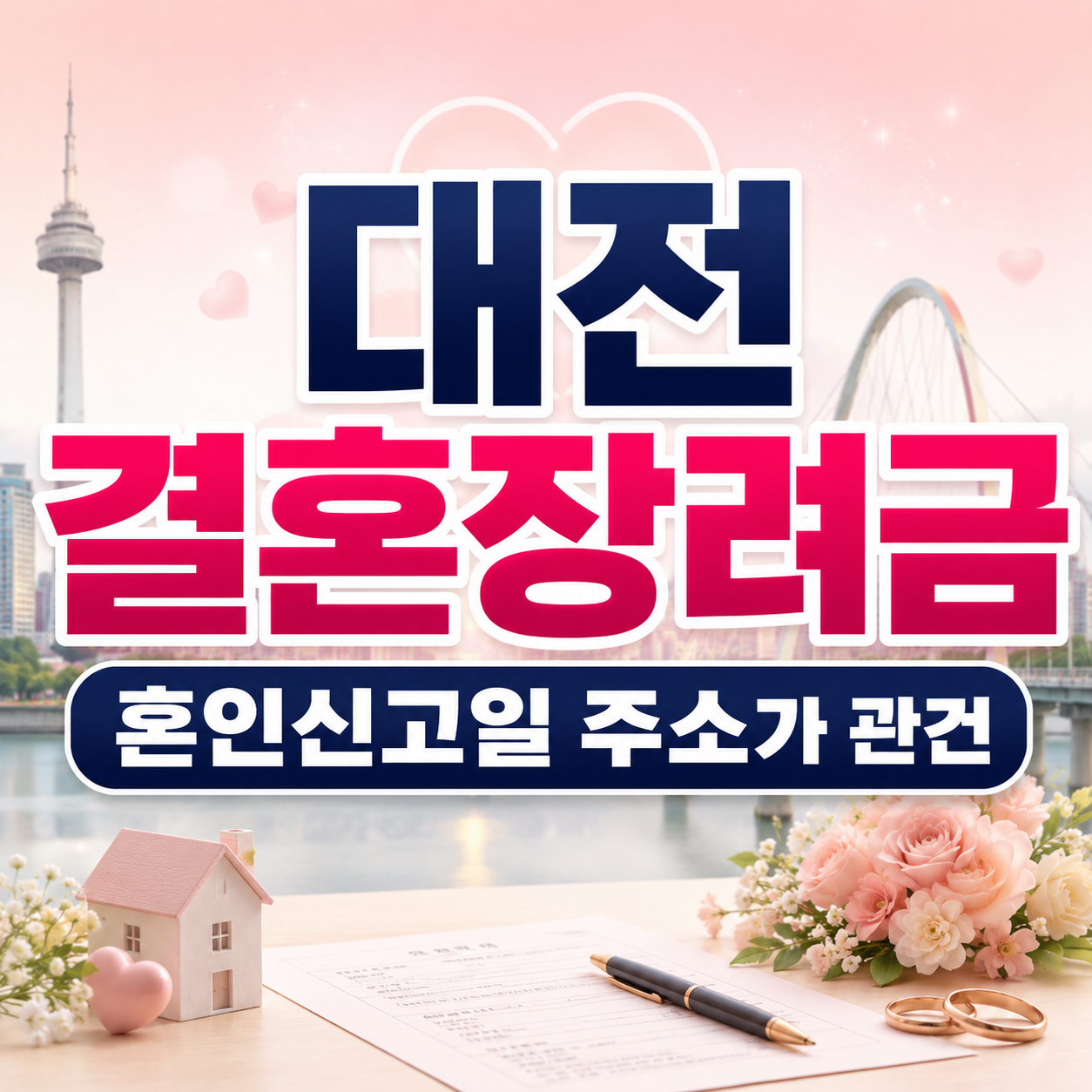 2026 대전 청년부부 결혼장려금 신청자격·기한 총정리 - 혼인신고일 주소가 관건입니다 6 대전 청년부부 결혼장려금