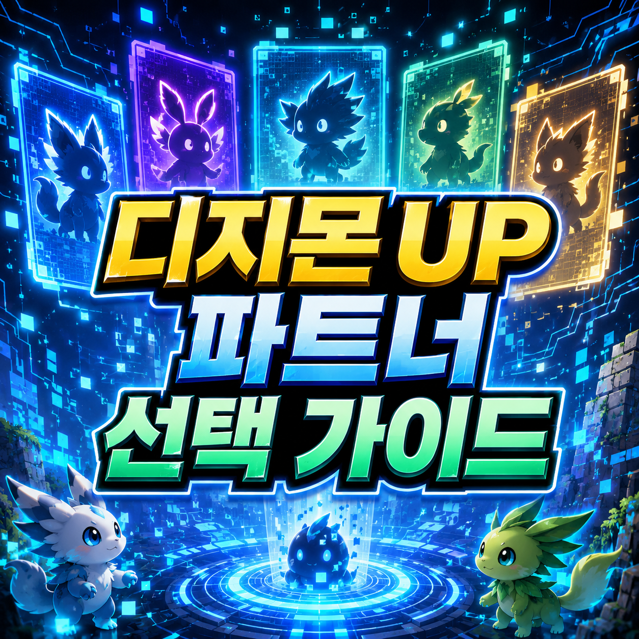 디지몬 UP 파트너 선택 가이드 — 초반 육성 꿀팁과 사전등록 보상 정리 1 디지몬 UP 파트너 선택 가이드