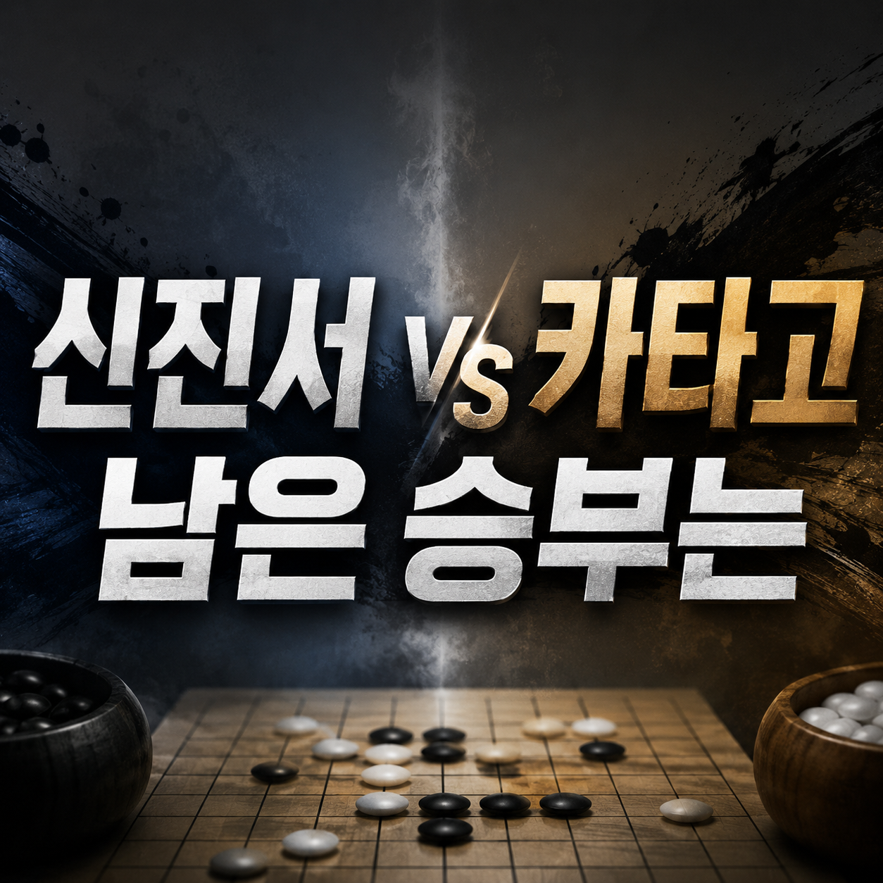 신진서 카타고 1국 결과·복기 (245수 불계패, 2국 관전 포인트) 1 신진서 vs 카타고 남은 승부는