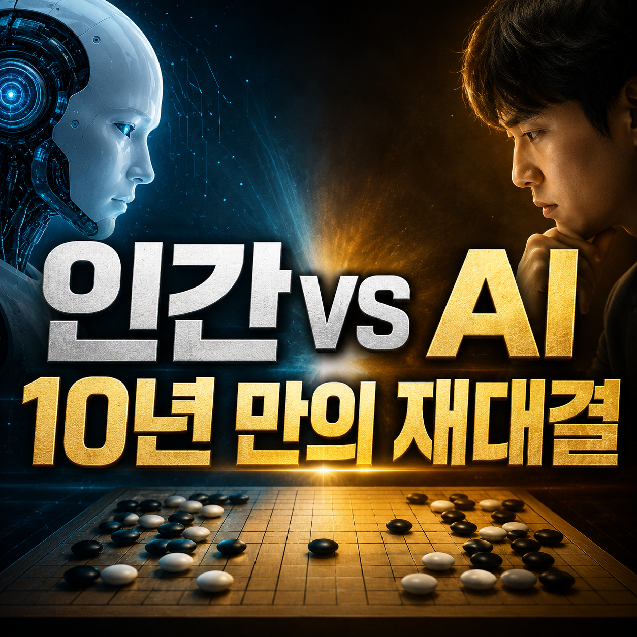 인간 vs AI 바둑 10년 만의 재대결