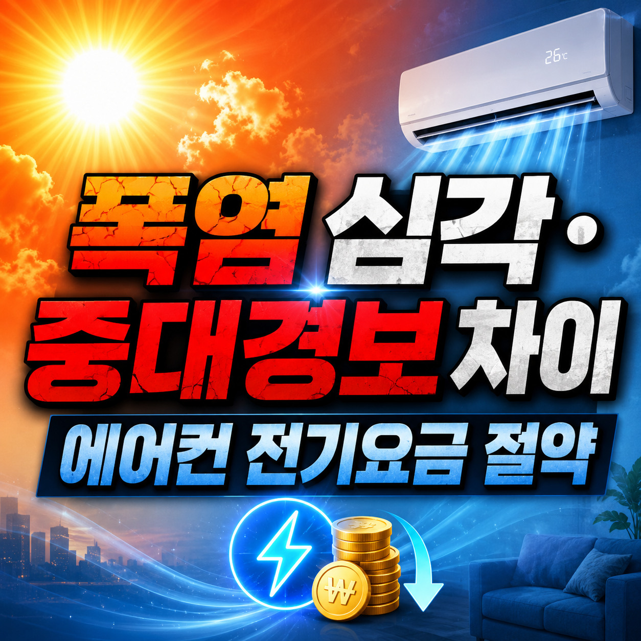 폭염 심각·중대경보 차이